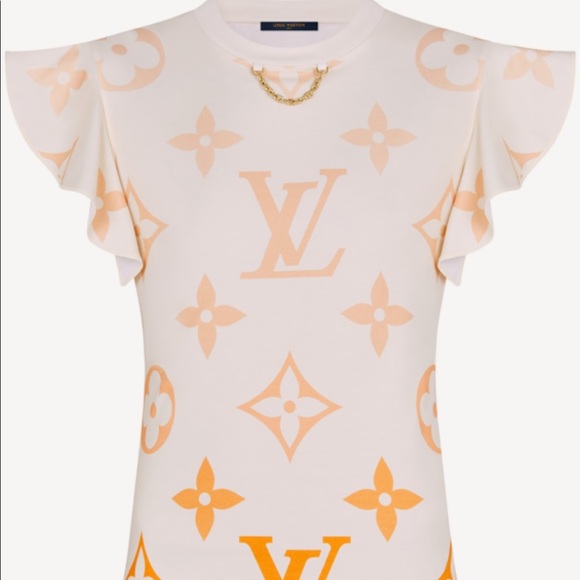 Louis Vuitton Ruffled sleeve T-shirt by the pool collection XS - Picture 5 of 9